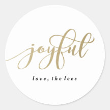 Livligt Glatt Helgdag Round Sticker