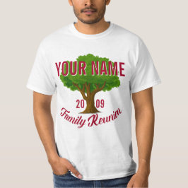 Livligt möte för trädpersonligfamilj t-shirt