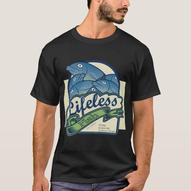 Livlös fiskapronksoda t shirt (Framsida)