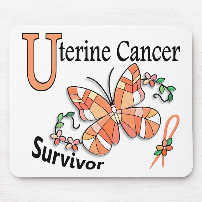 Livmoder- cancer för överlevande 6 musmatta (Framsidan)