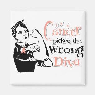 Livmoder- cancer valde den fla divaen magnet