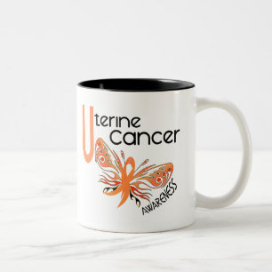Livmoder- cancerFJÄRIL 3,1 Två-Tonad Mugg
