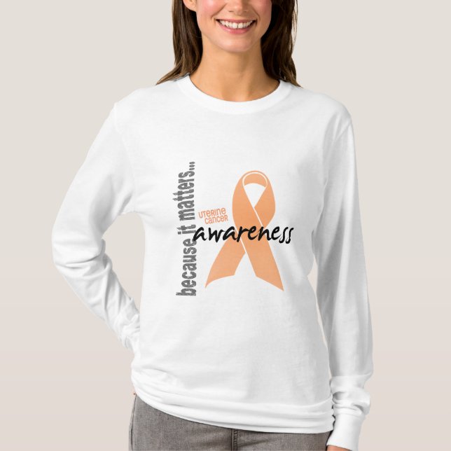 Livmoder- cancermedvetenhet tee (Framsida)