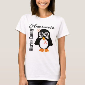 Livmoder- cancermedvetenhetpingvin tee shirt