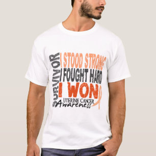 Livmoder- canceröverlevande 4 tee shirt