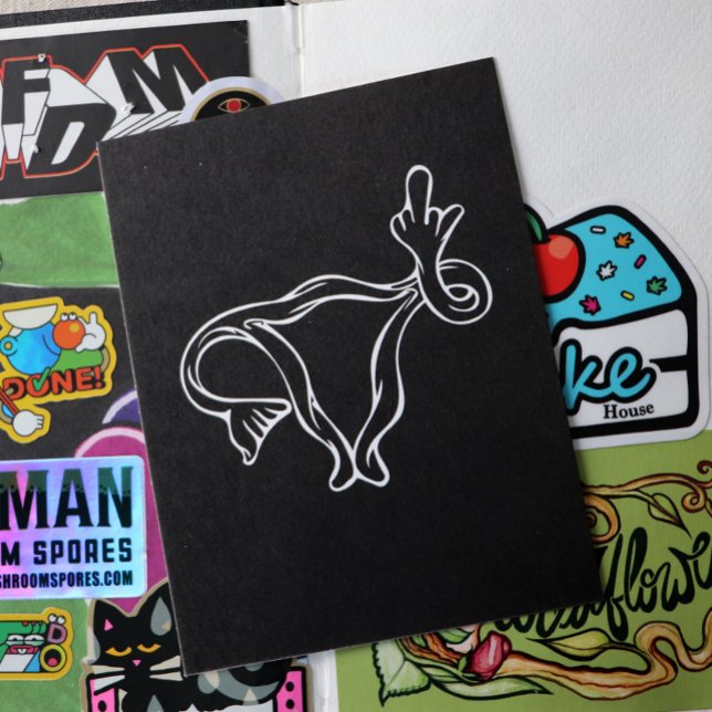 Livmoder för fri abort vykort (Skapare uppladdad)