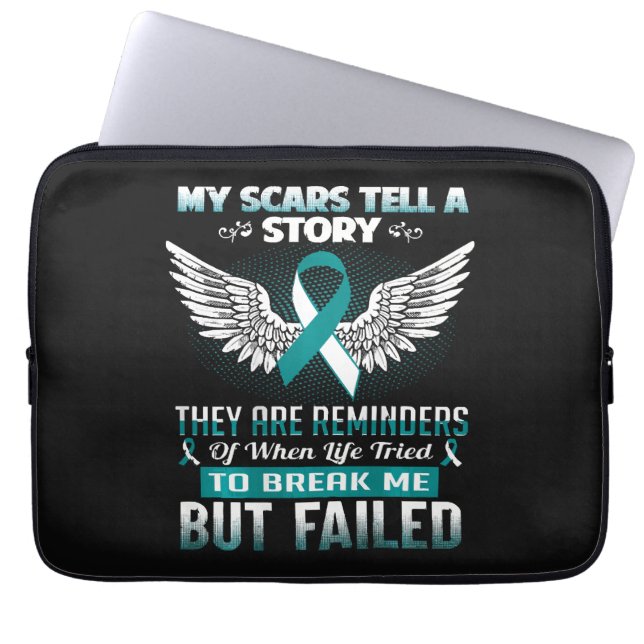 Livmoderhalscancer Kvinnor Laptop Fodral (Framsidan)