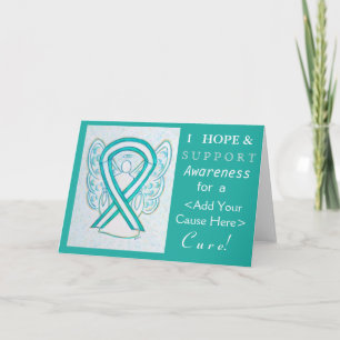 Livmoderhalscancer Medvetenhet Band Anpassade Orsa Kort