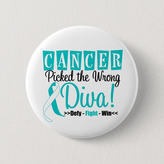 Livmoderhalscancer Valde Fel Diva v2 Knapp (Framsida)