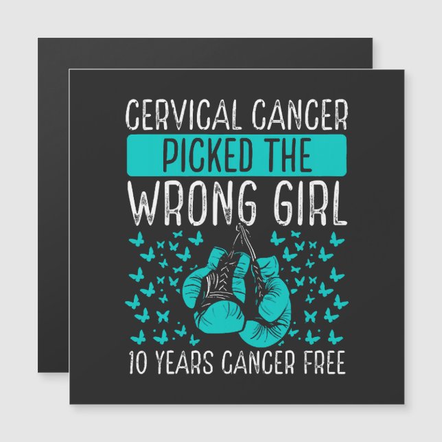 Livmoderhalscancer Valde Fel Tjej (Fram/baksida)