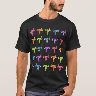 Livmodern visar långfinger Ingen livmoder Ingen ås T Shirt