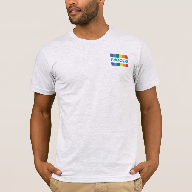 Livoeps "Pride"-Logotypen Lämnat Chest T Shirt (Framsida)