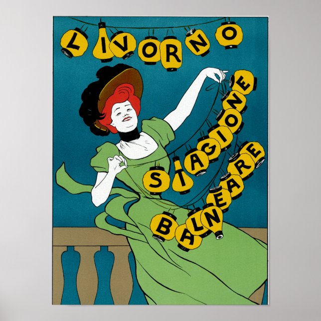 Livorno ~ Stagione Balneare Poster (Framsidan)