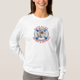 LivPreserver med Pitbull adoption Tee Shirt