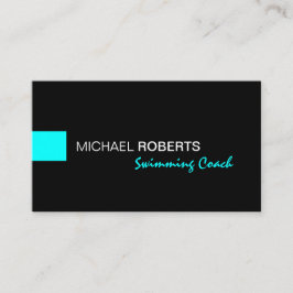 Livräddare för lagledare för svart- och visitkort