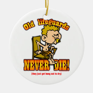 Livräddarear Julgransprydnad Keramik