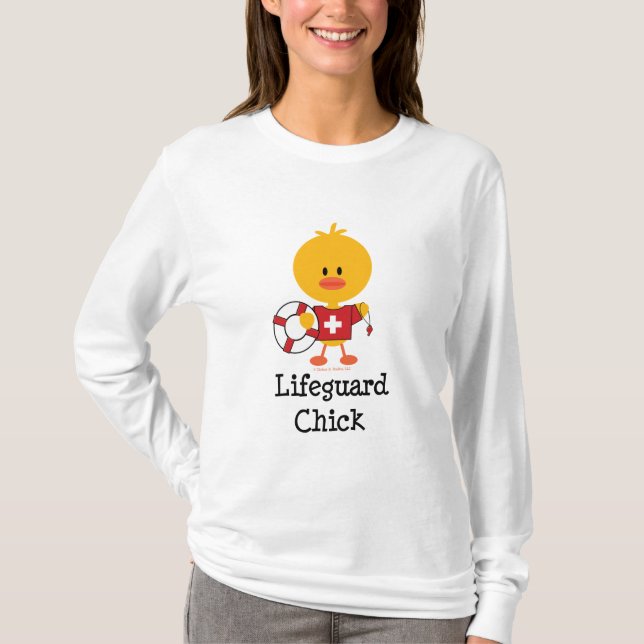 LivräddarechickHoodie T-shirt (Framsida)