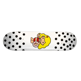 Livräddareflicka Skateboard Bräda 20,5 Cm