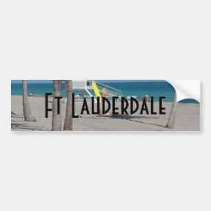 Livräddarestativ för Ft Lauderdale Florida Bildekal