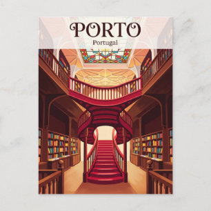 Livraria Lello Portugal Vykort
