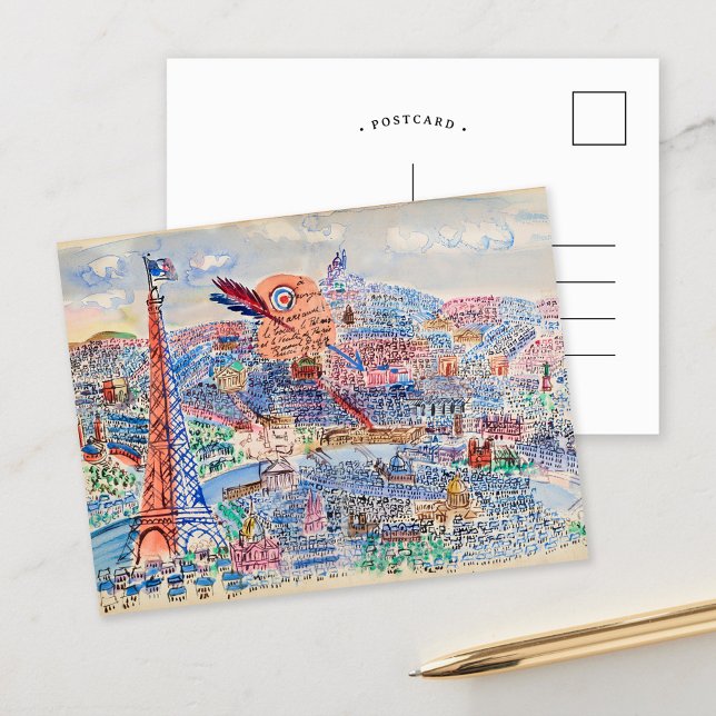 Livre d’or de Marianne | Raoul Dufy Vykort (Skapare uppladdad)