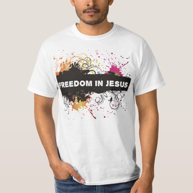 Livres em Jesus T Shirt (Framsida)