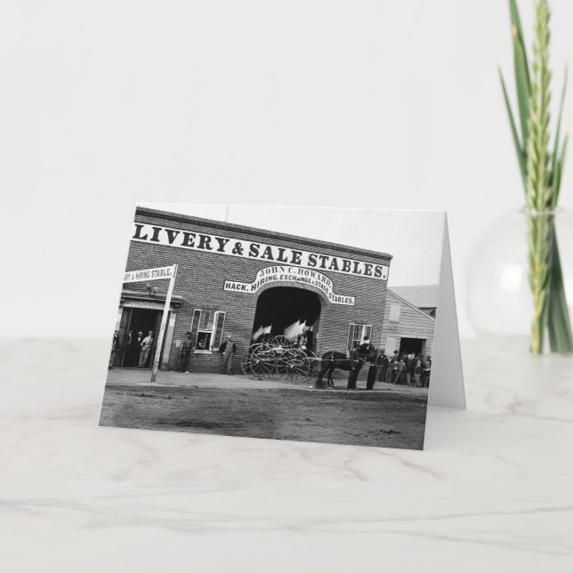 Livréstall, 1865 kort (Framsida)