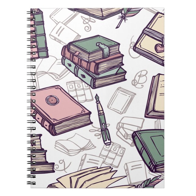 livros para ler anteckningsbok (Framsidan)