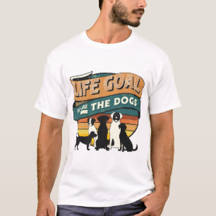 Livs mål att klappa alla hundar Kopiera Kopiera Ko T Shirt