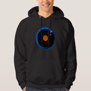 Livs sång vinylskiva musik hoodie