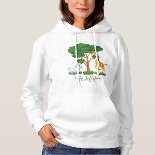 Livsartist: Roligt Får Meme, m/ Giraff, Akacia T Shirt