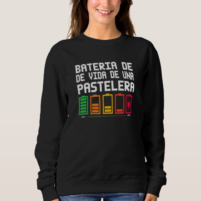 Livsbatteri För En Konditor T Shirt (Framsida)
