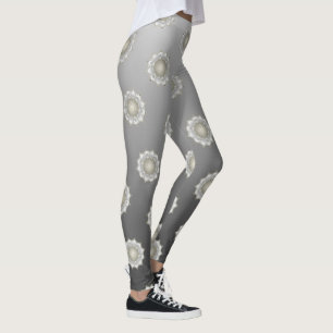 Livsblomma - Blommor Mandala 1 Leggings