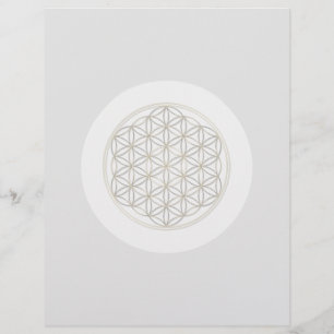 Livsblomma / Blume des Lebens Mandala Chakra Reklamblad