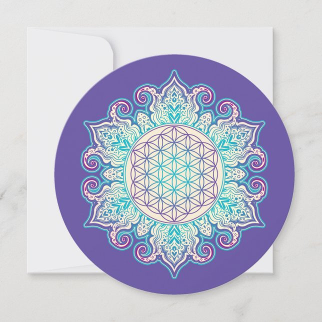 Livsblomma - Indisk Mandala 2 (Framsida)