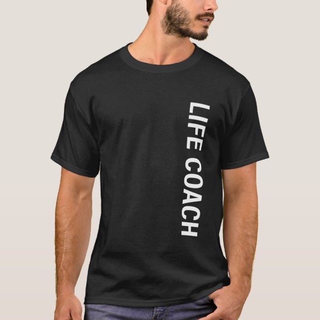 Livscoach Vertikal T Shirt (Framsida)