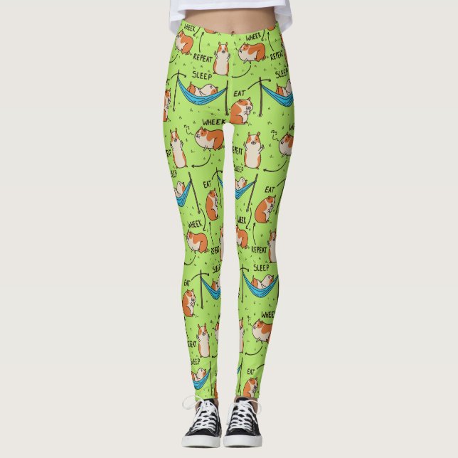 Livscykeln för ett marsvin leggings (Framsida)