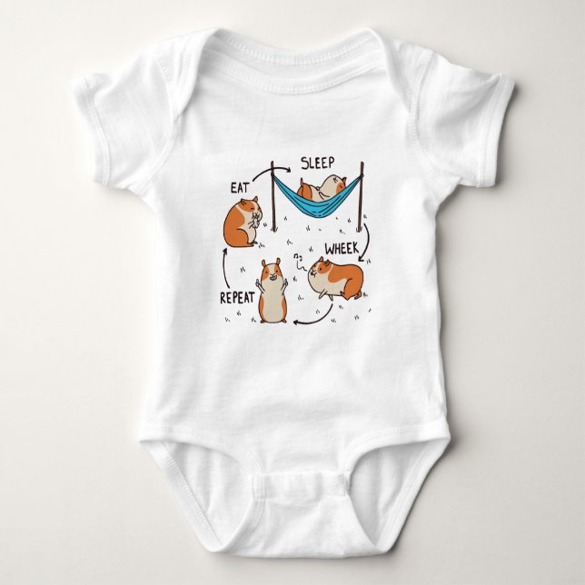 Livscykeln för ett marsvin t shirt (Framsida)