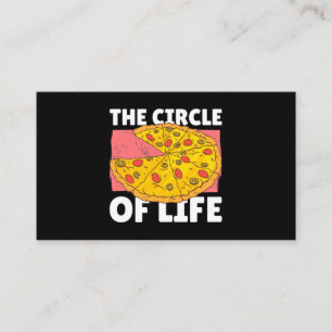 Livscykeln med Pizza 102 Visitkort