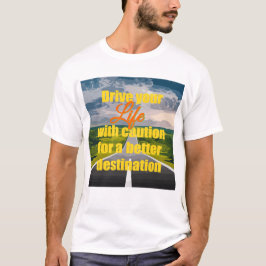 Livsdriven för bättre t shirt