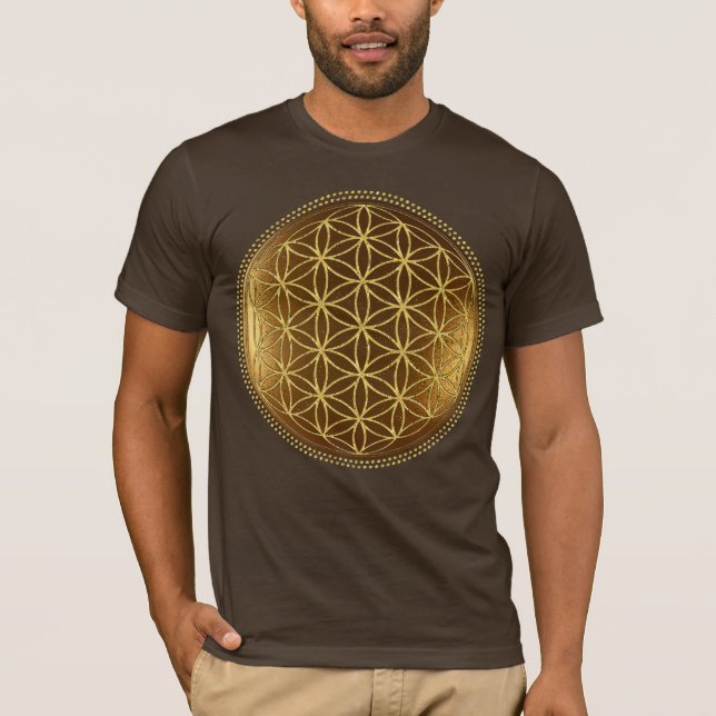 LIVSFLÖDET - Helig Geometry Medaillon 1 T Shirt (Framsida)