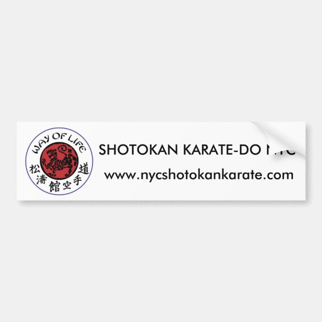 LivsföringShotokan bildekal (Framsidan)