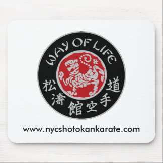 LivsföringShotokan mörk logotyp Mousepad Musmatta