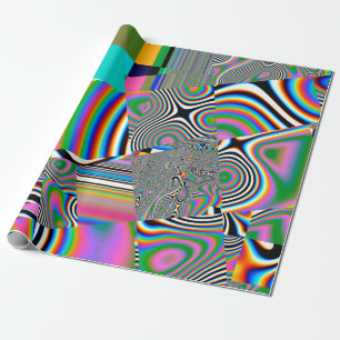 Livsglad abstrakt bakgrund. Färgrik mönster. Geo Presentpapper