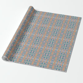 Livsglad Boho Abstrakt Fjärilseffekt Mönster Presentpapper