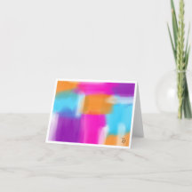 Livsglad minimal abstrakt konst