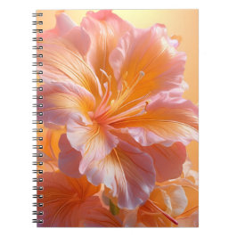 Livsglad Persisk Hibiskus Blomma Anteckningsbok