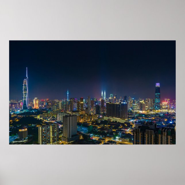 Livsglad stadsbildsfotografering poster (Framsidan)