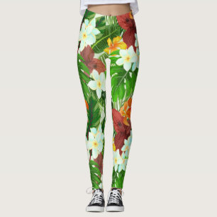 Livsglad tropisk regnskog leggings