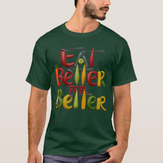 Livsglad Veggie Glädje Firar Vegansk Livsstil f T Shirt